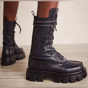 Free People Jones Lug Sole Boots
